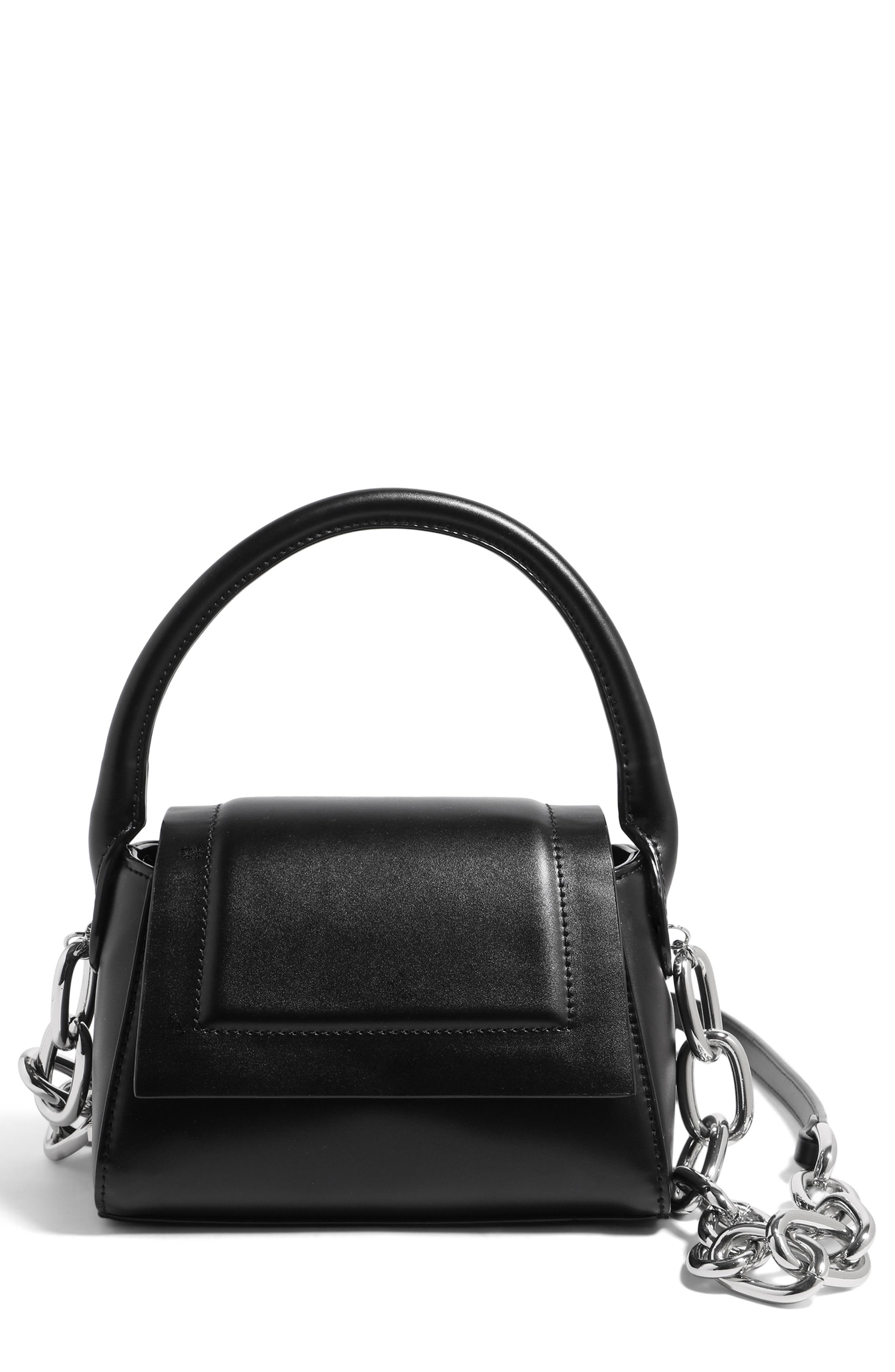 HOUSE OF WANT We Are Chic Vegan Leather Top Handle Crossbody, Main, color, 