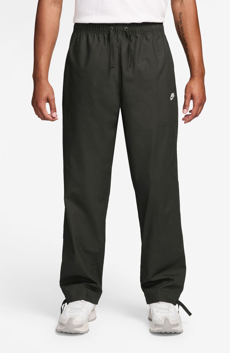 Nike Club Cotton Pants, Main, color, Sequoia/ White