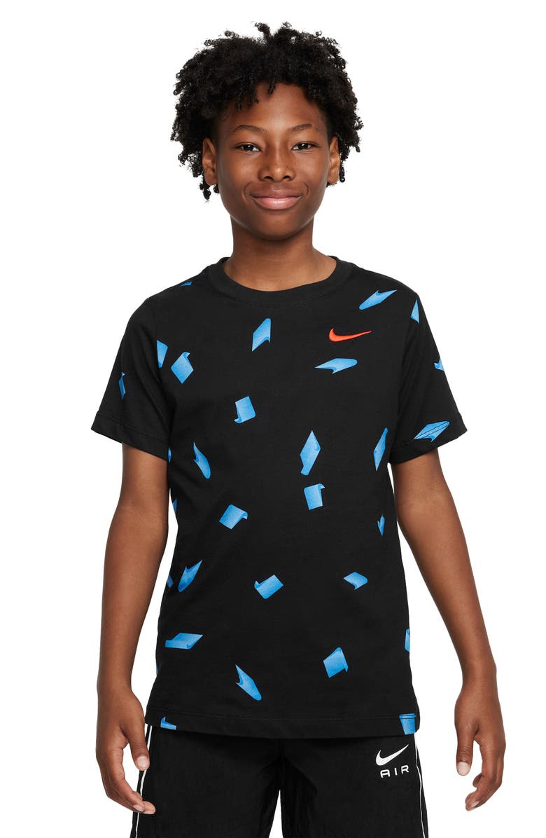 Nike Kids' Sportswear Logo Cotton Tee, Main, color, 