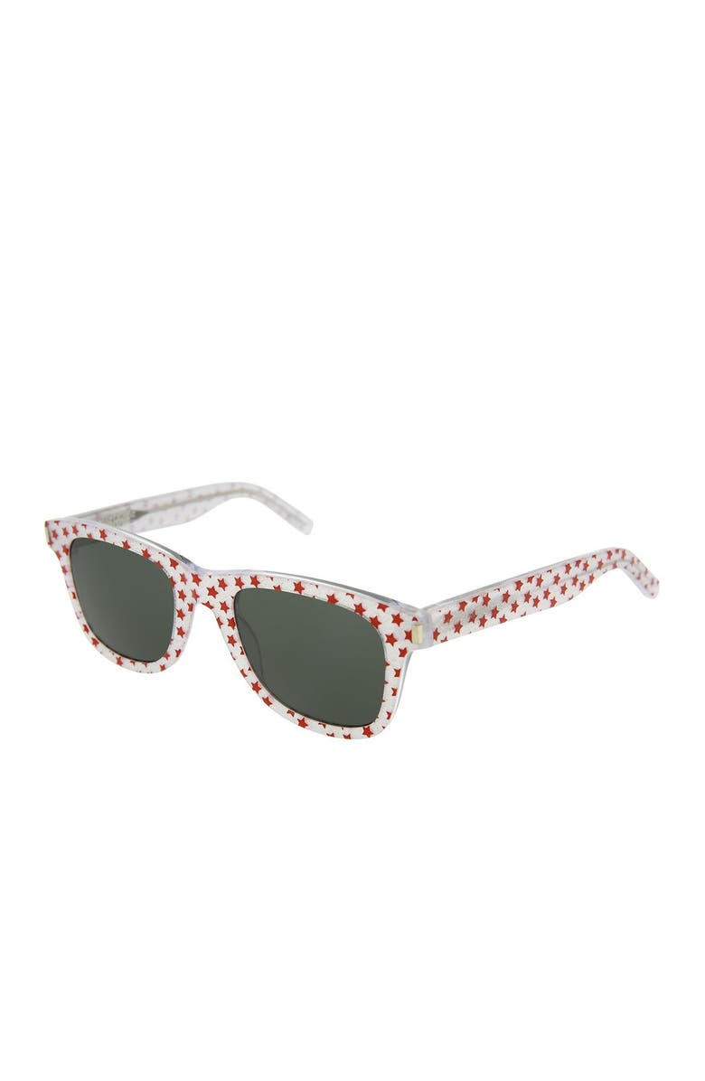 Saint Laurent 50mm Retro Square Sunglasses, Alternate, color,