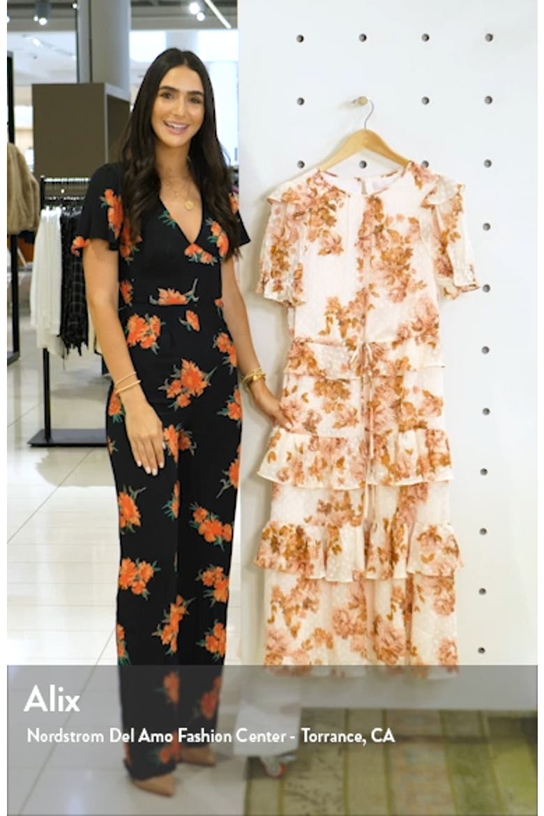 Ruffle Floral Dress video