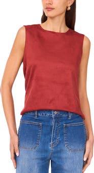 Vince Camuto Faux Suede Tank