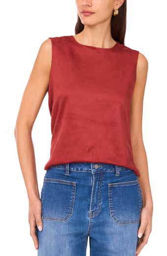 Vince Camuto Faux Suede Tank