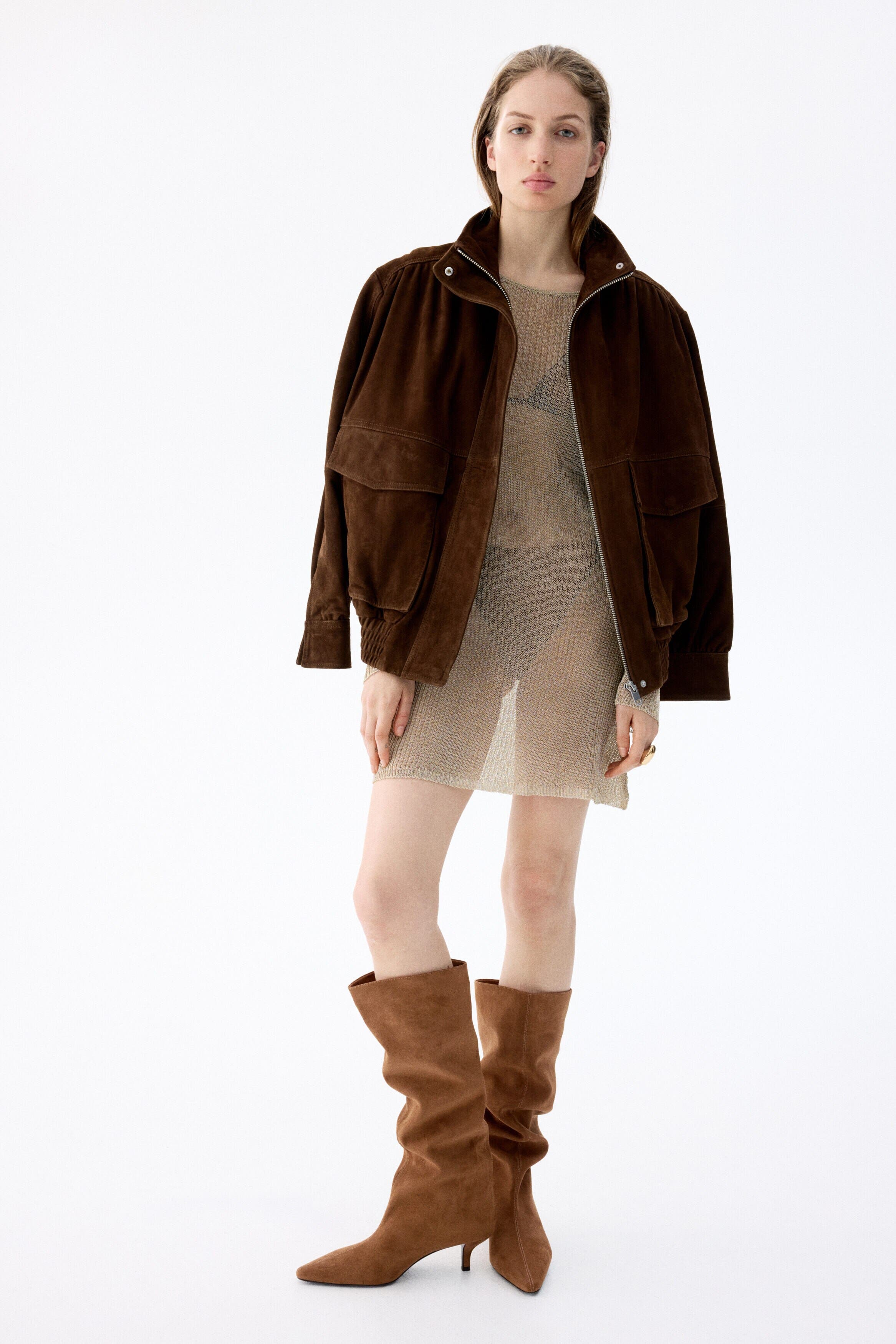 Knee-High Boots, Alternate, color, Brown