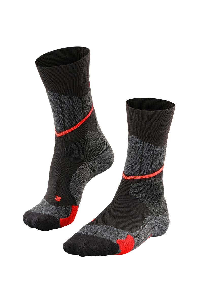 Falke SC1 Cross Country Ski and Skate Socks, Main, color, Black-Mix