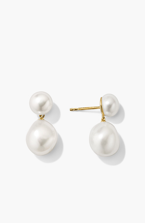 Bold Pearl Drop Earrings