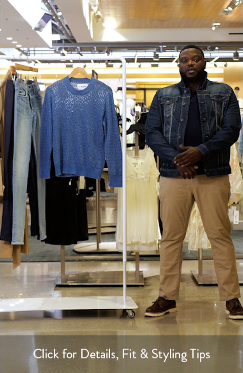 Marled Organic Pima Cotton Crewneck Sweater, sales video thumbnail