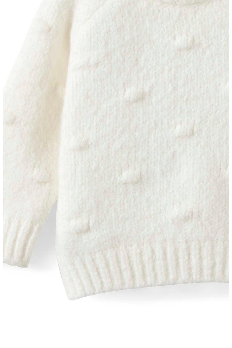 Baby Organic Blend Knit Sweater, Alternate, color, Milk