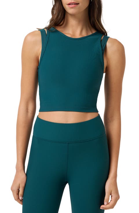 Moveknit Ribbed Crop Tank