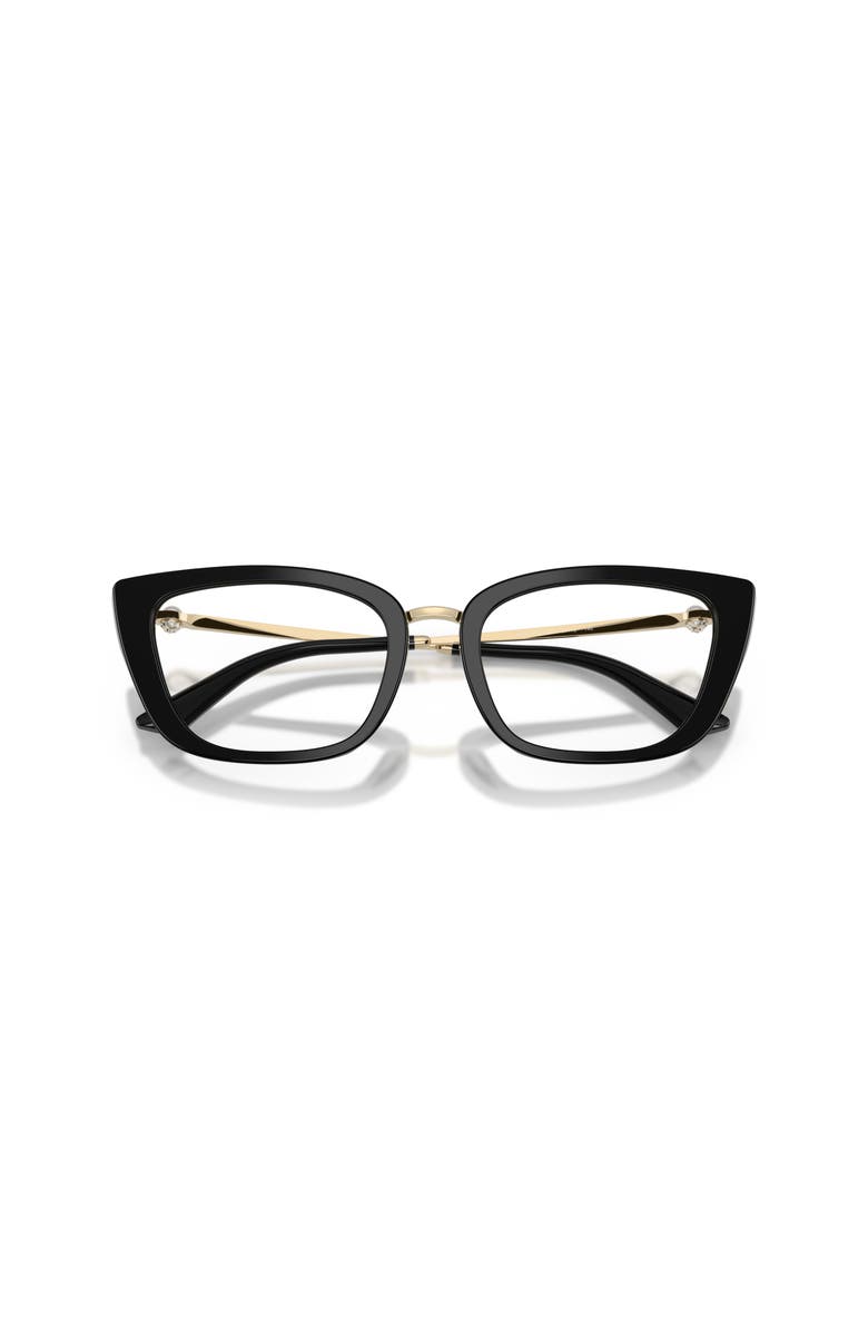 Jimmy Choo 54mm Cat Eye optical glasses, Alternate, color, Black