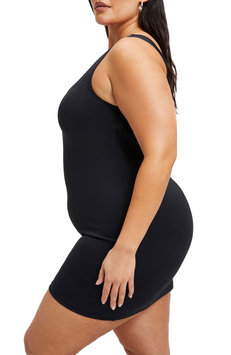 Good American Good Compression Scuba Knit Minidress, Alternate, color,