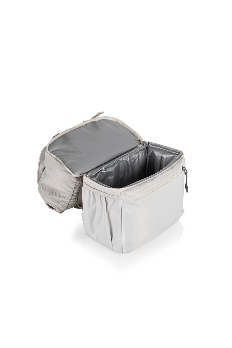 Tarana Recycled Backpack Cooler, Alternate, color, Halo Gray