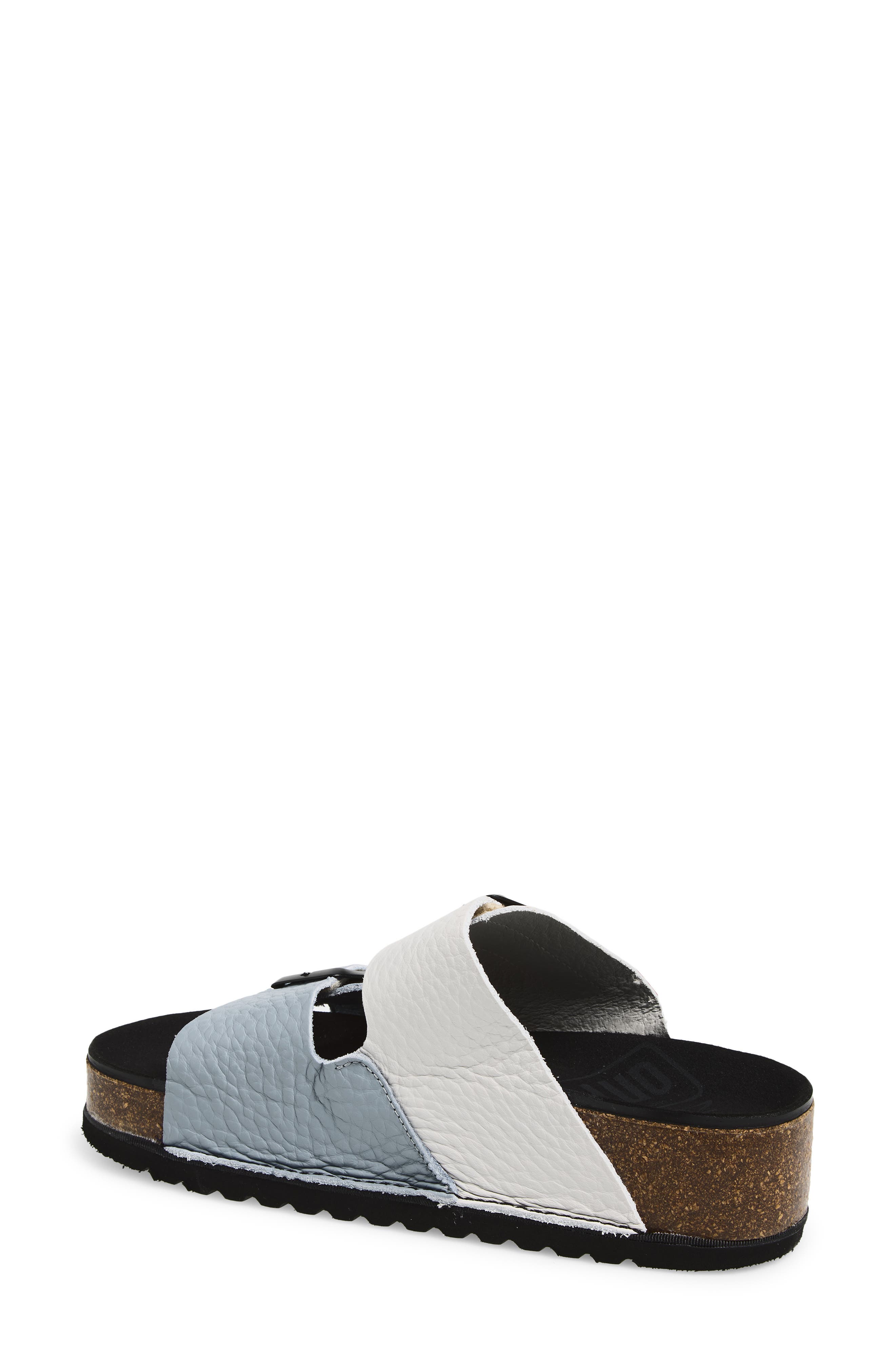 On Foot Naoshima Double Strap Slide Sandal, Alternate, color, Illusion/ Grey