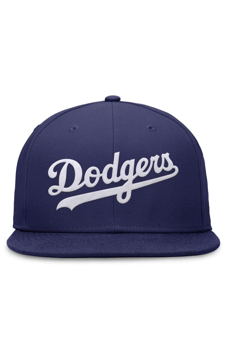 Nike Men's Nike Royal Los Angeles Dodgers Evergreen Performance Fitted Hat, Alternate, color, 