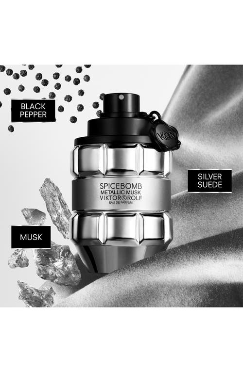 Viktor & Rolf Viktor&rolf Spicebomb Metallic Musk Eau De Parfum In Transparent