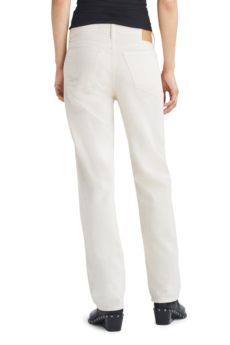 Dre Featherweight Baggy Low Rise Boyfriend Jeans, Alternate, color, ECRU