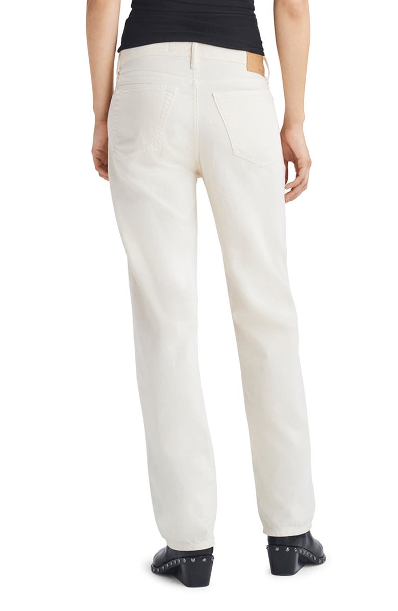rag & bone Dre Featherweight Baggy Low Rise Boyfriend Jeans, Alternate, color, Ecru