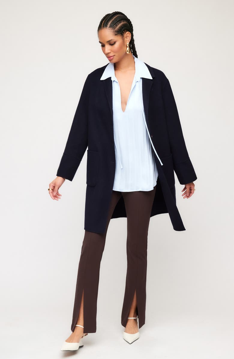 FIFTEEN TWENTY Harlow High Waist Slit Hem Bootcut Pants, Alternate, color,