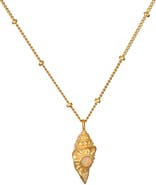 Satya Jewelry Resilient Spirit Opal Conch Shell Necklace