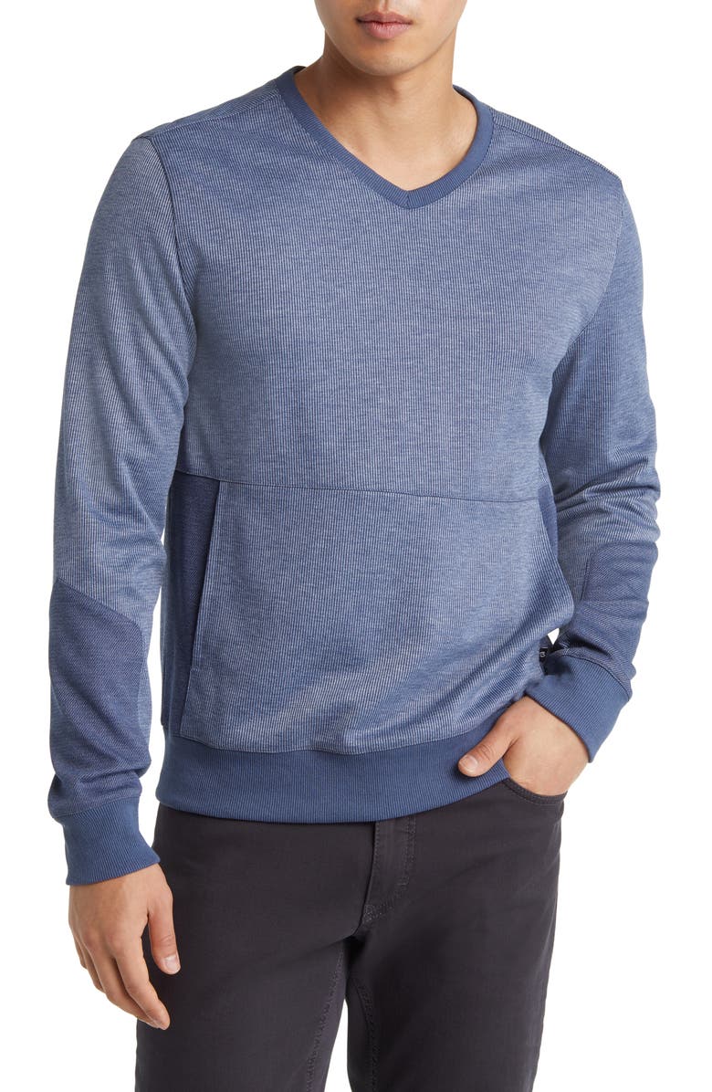 Robert Barakett Seven Kings Kanga V-Neck Pullover, Main, color,