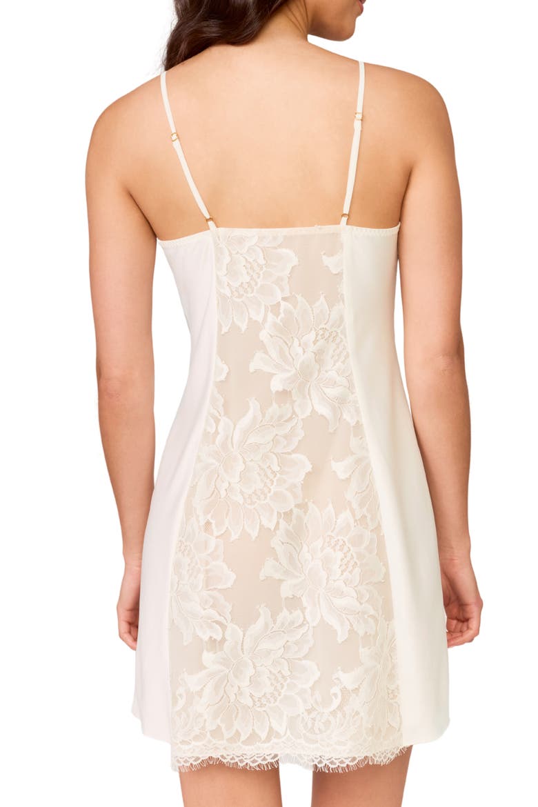 Royale Embroidered Chemise, Alternate, color, IVORY