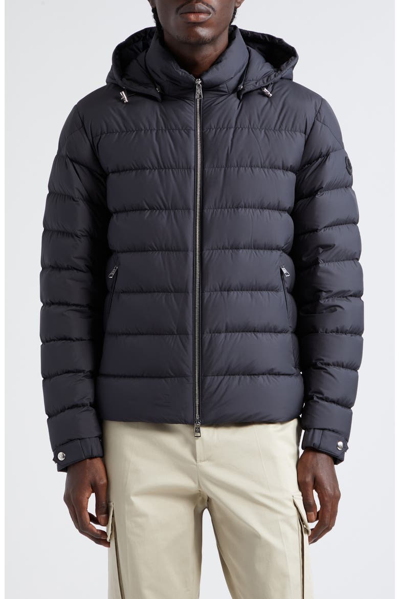Arneb Hooded Down Jacket, Main, color, BLACK