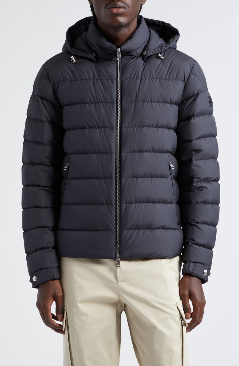 Moncler Arneb Hooded Down Jacket, Main, color, 