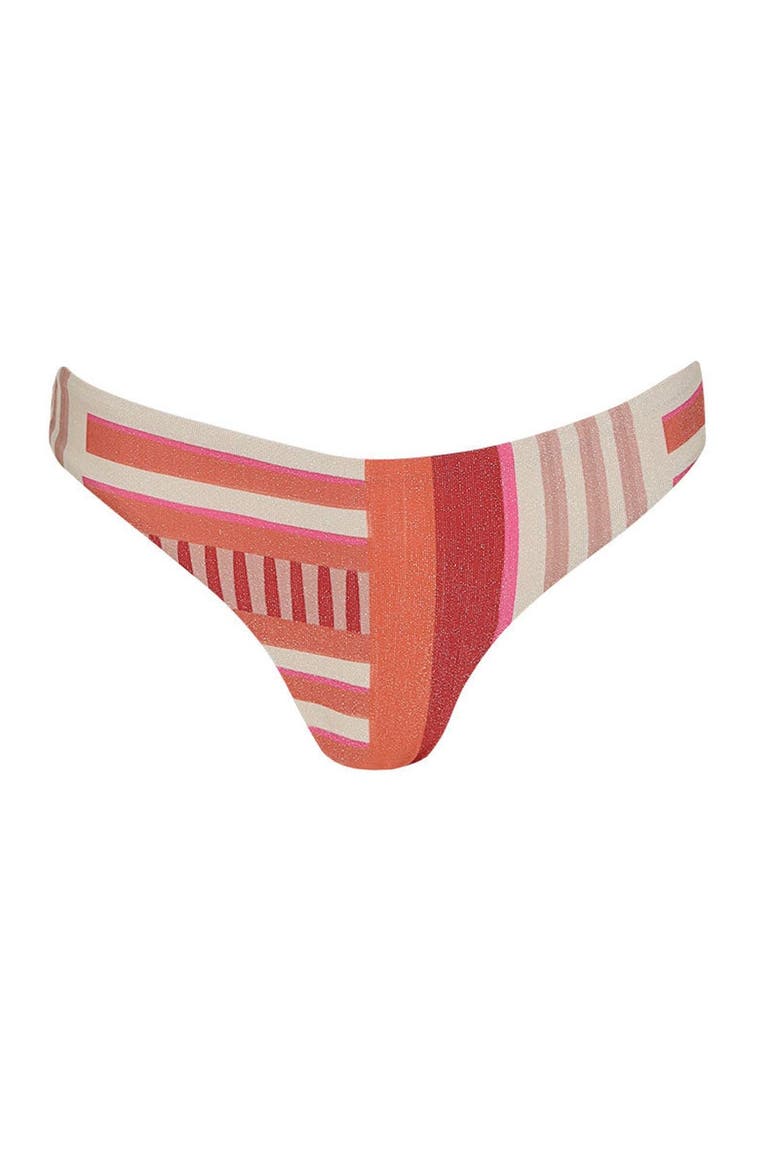 Sunset Bazaar Stripes Leslie Moderate Basic Bottom, Alternate, color, Sunset Stripes