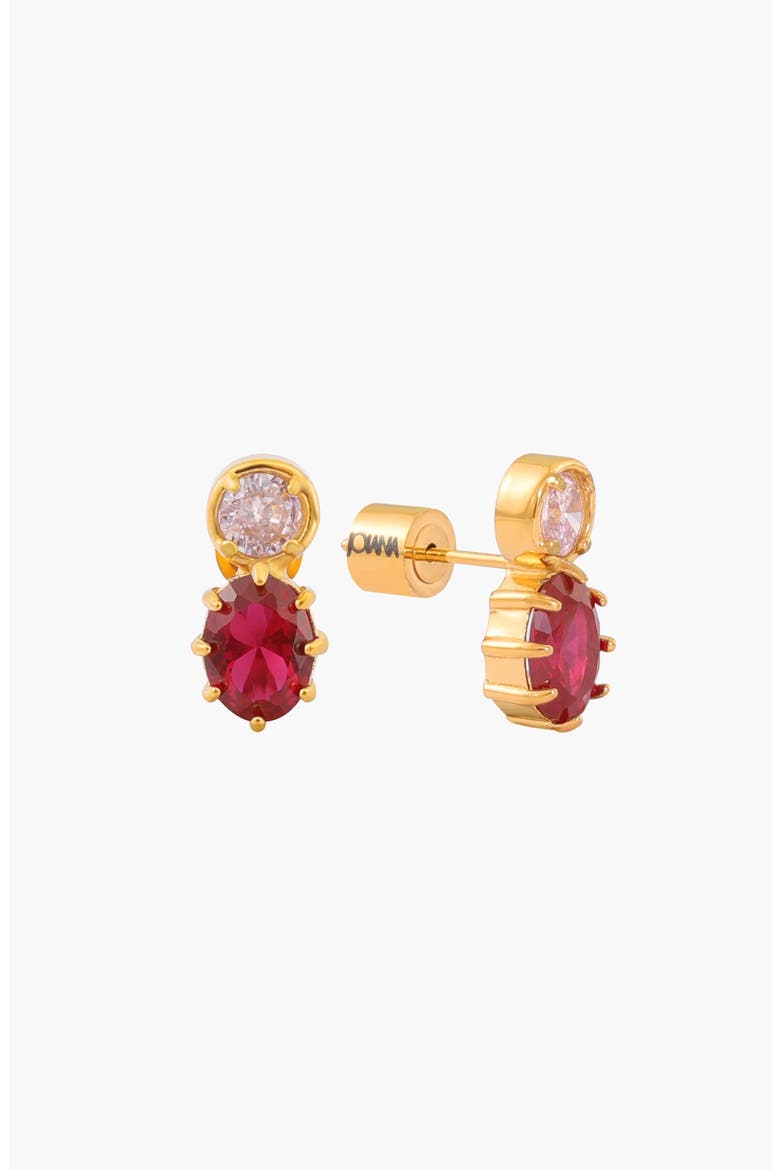 Clemmy Earrings, Main, color, Rhubarb