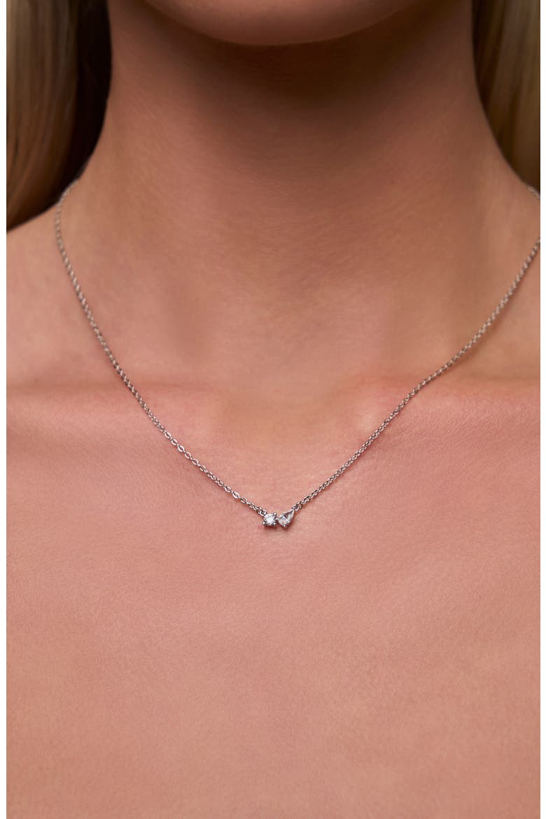Bryn Pendant Necklace, Alternate, color, SILVER