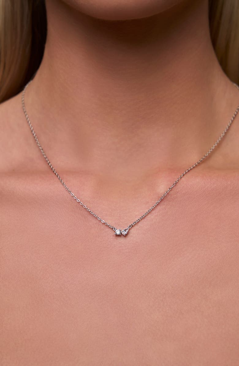 LILI CLASPE Bryn Pendant Necklace, Alternate, color, Silver