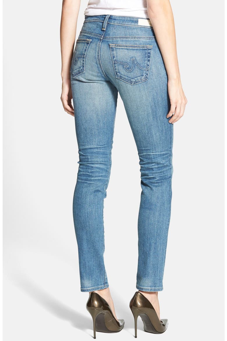 Jeans 'The Stilt' Cigarette Leg Stretch Jeans, Alternate, color, 14 YR SAND