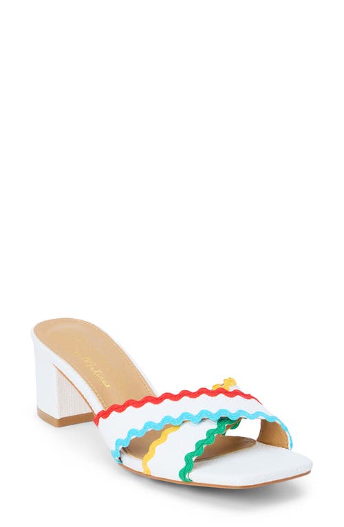 Coconuts By Matisse Principessa Block Heel Sandal In White