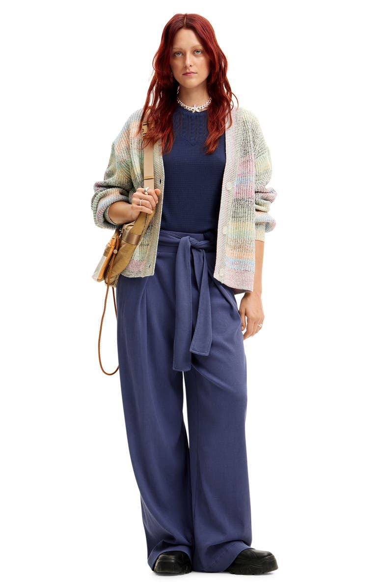 Desigual Peter Stripe Cardigan Sweater, Alternate, color, 