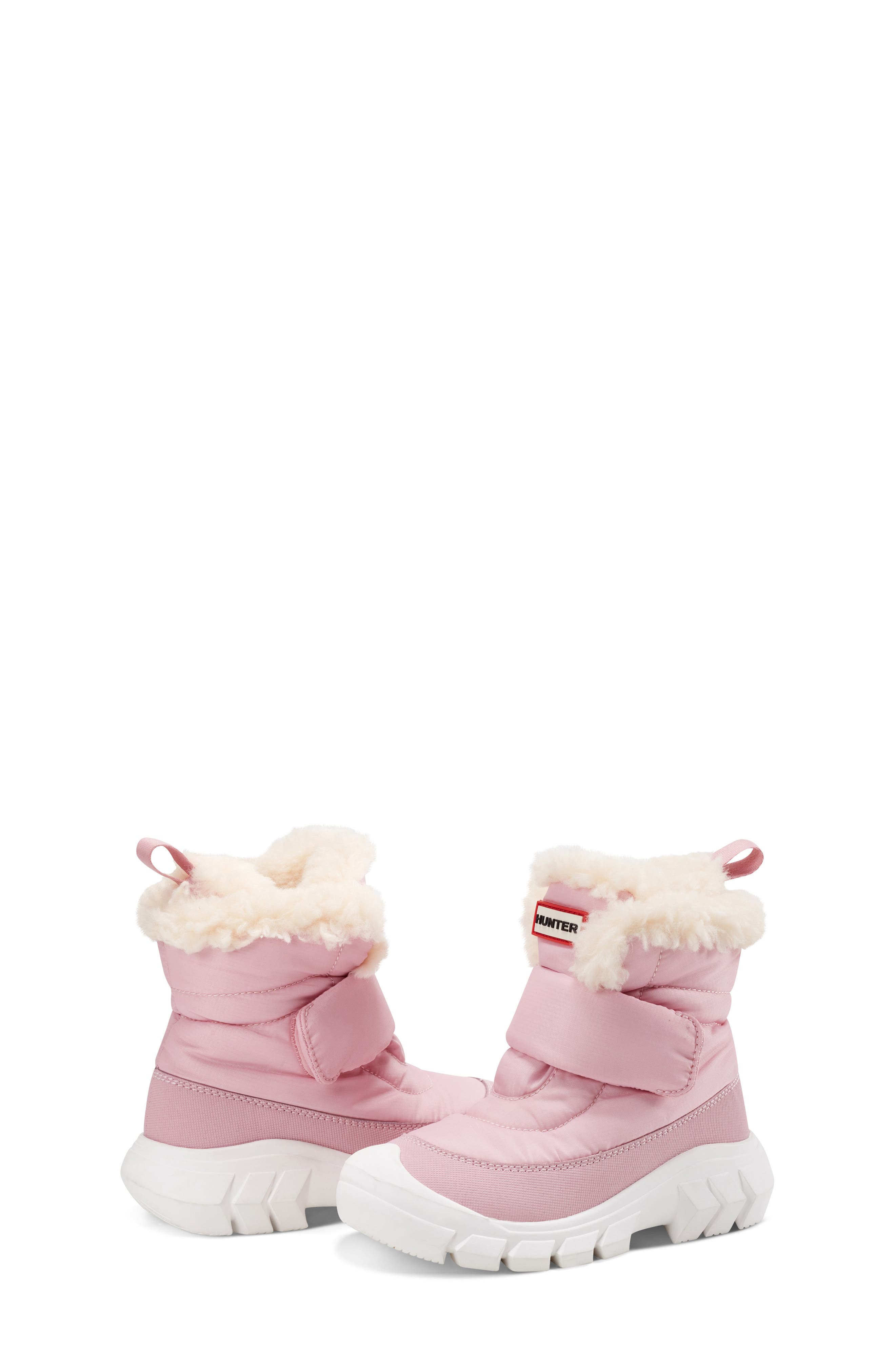 Hunter Kids
 Igloo Insulated Waterproof Snow Boot, Alternate, color, Light Pink 680