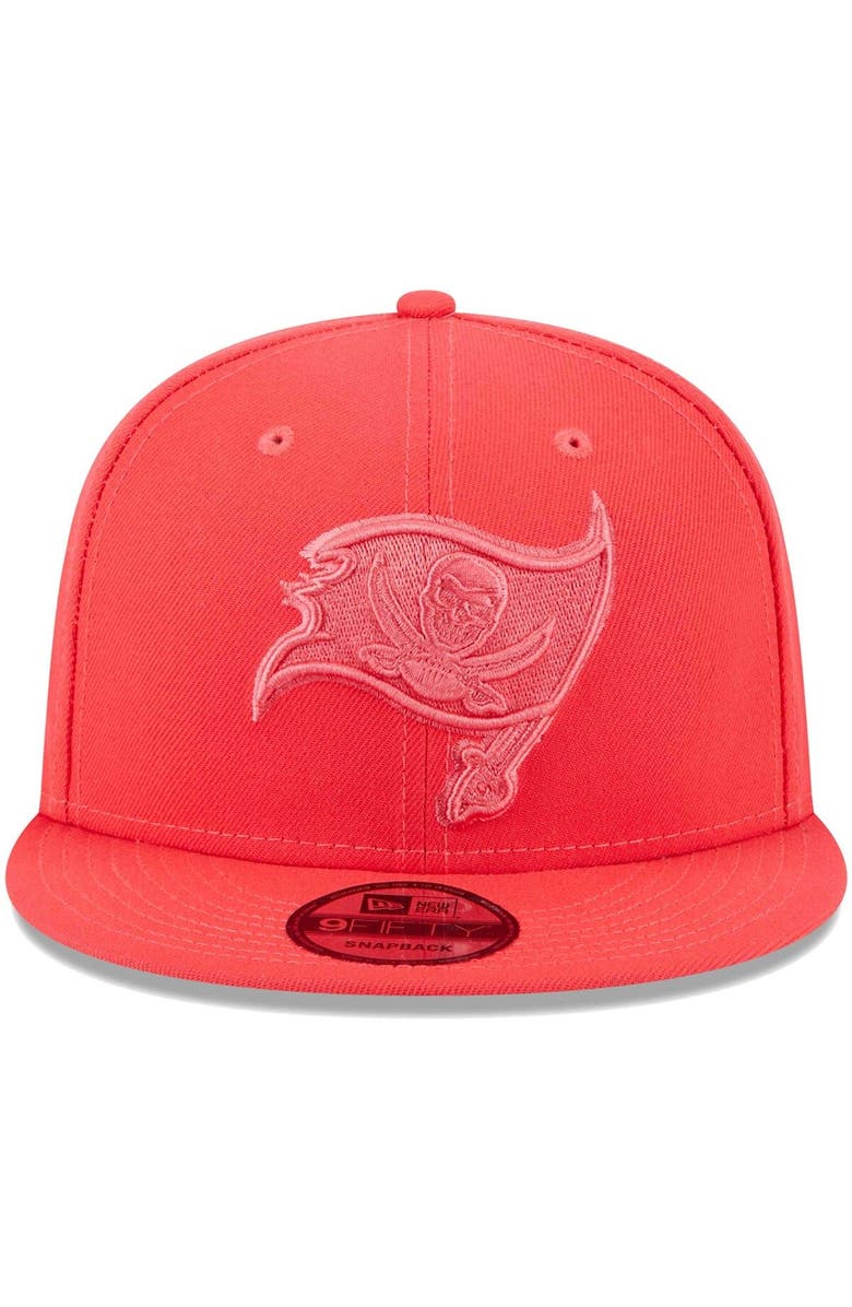 New Era Men's New Era Red Tampa Bay Buccaneers Color Pack Brights 9FIFTY Snapback Hat, Alternate, color, Red