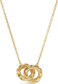 David Yurman Sculpted Cable Chain Necklace in 18K Yellow Gold, 9mm