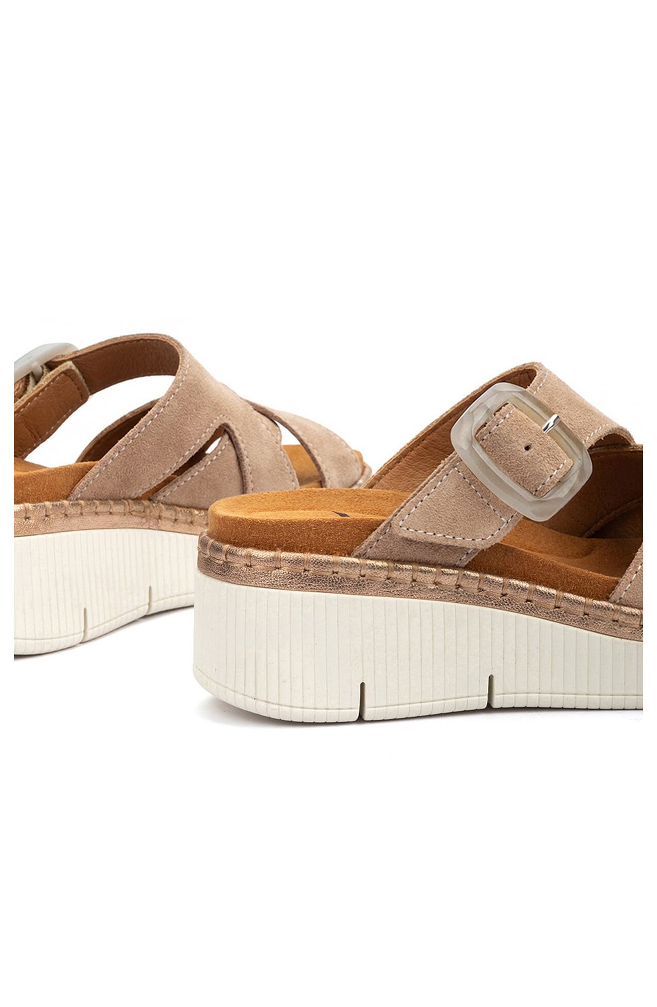 PIKOLINOS Gomera Wedge Sandal, Alternate, color, Desert