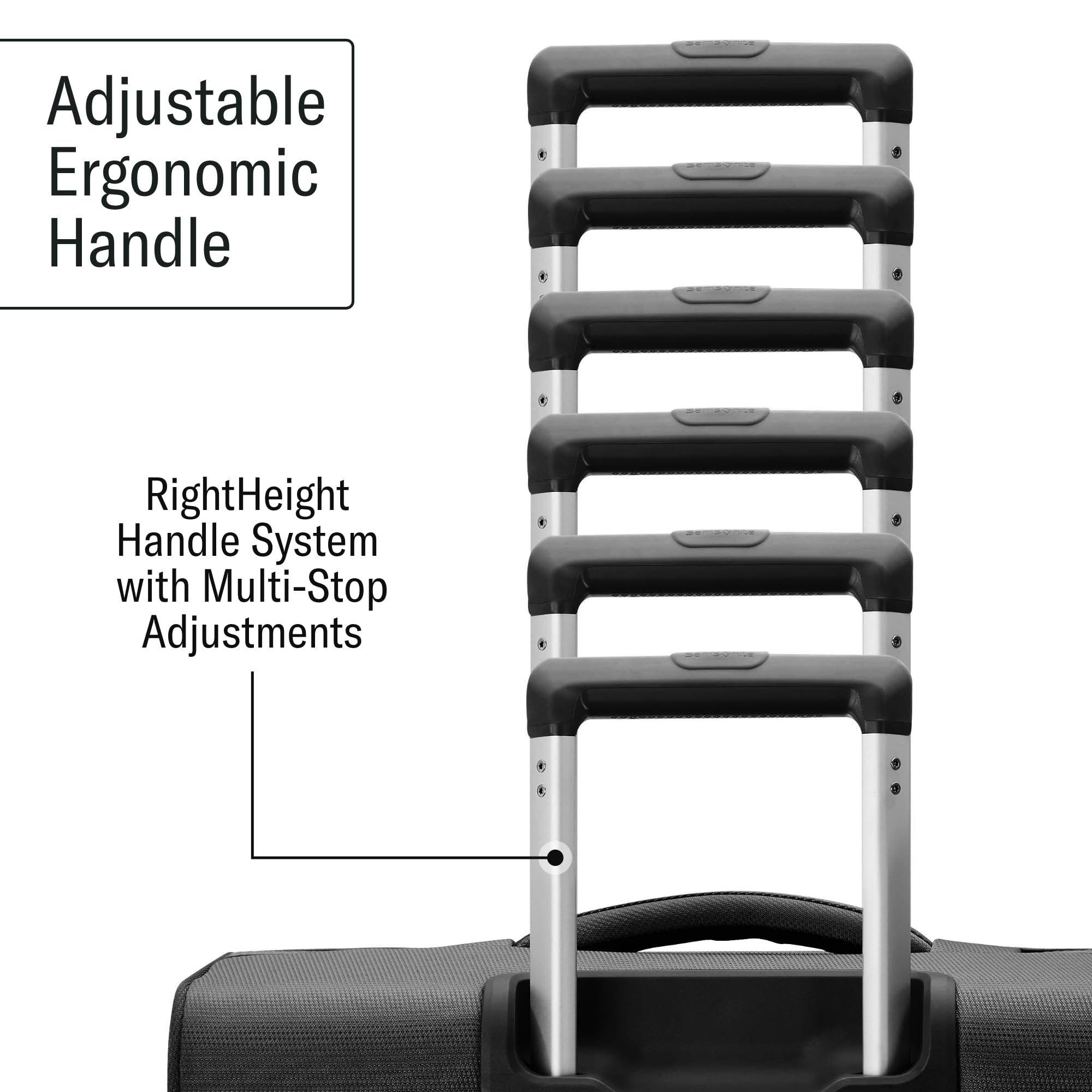 Samsonite UpLIFT Carry-On 20-Inch Lightweight Softside Expandable Spinner, Alternate, color, Black