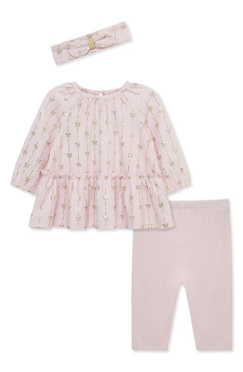 Kids' Bow Tunic, Leggings & Headband 3-Piece Set