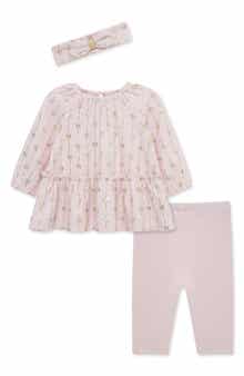 Kids' Bow Tunic, Leggings & Headband 3-Piece Set