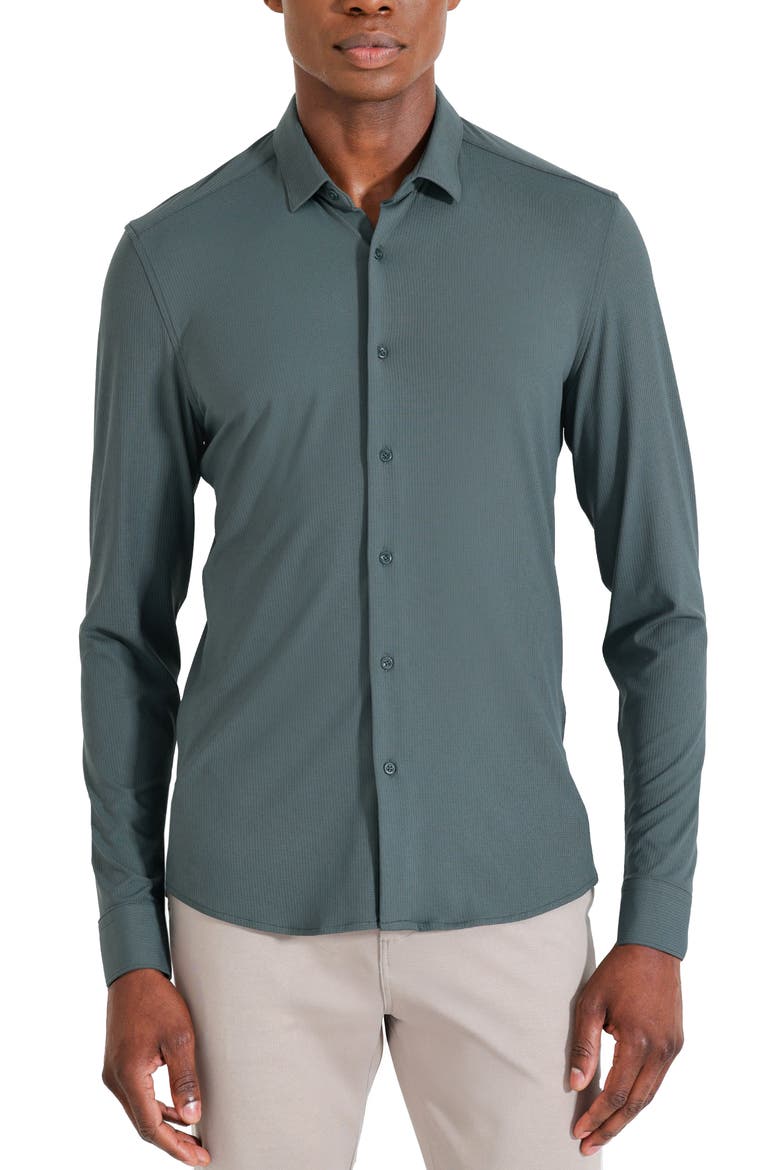 New Bold Ripstop Recicle-Tech Shirt, Main, color, Green