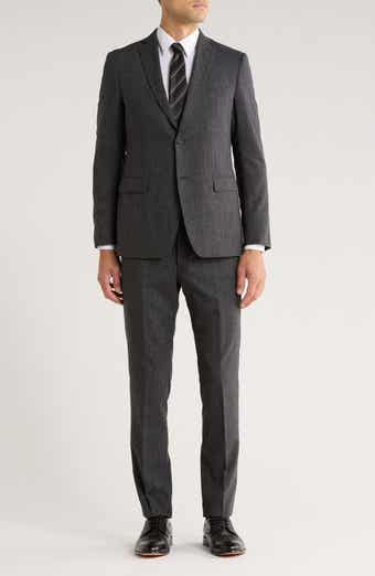 John Varvatos Star USA Weave Wool Blend Suit
