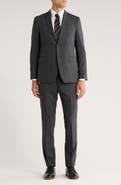 John Varvatos Star USA Weave Wool Blend Suit