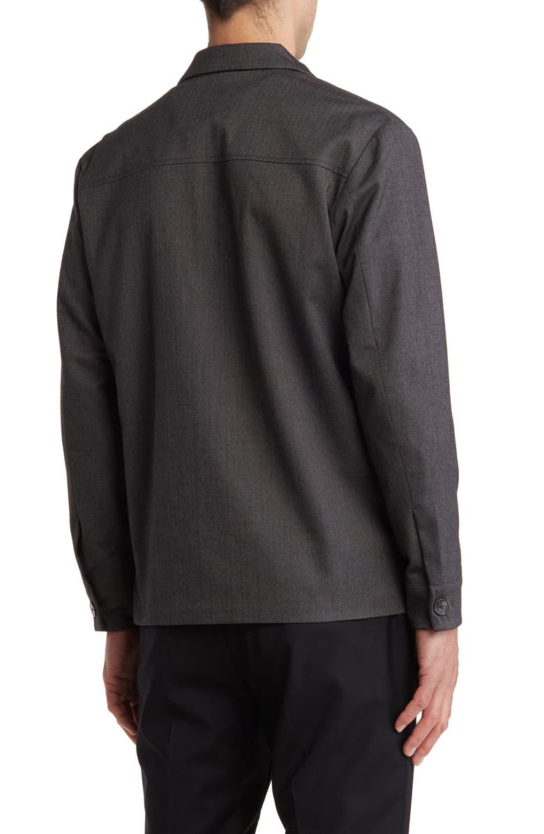 Robert Barakett Corsa Herringbone Shirt Jacket, Alternate, color, Dark Charc
