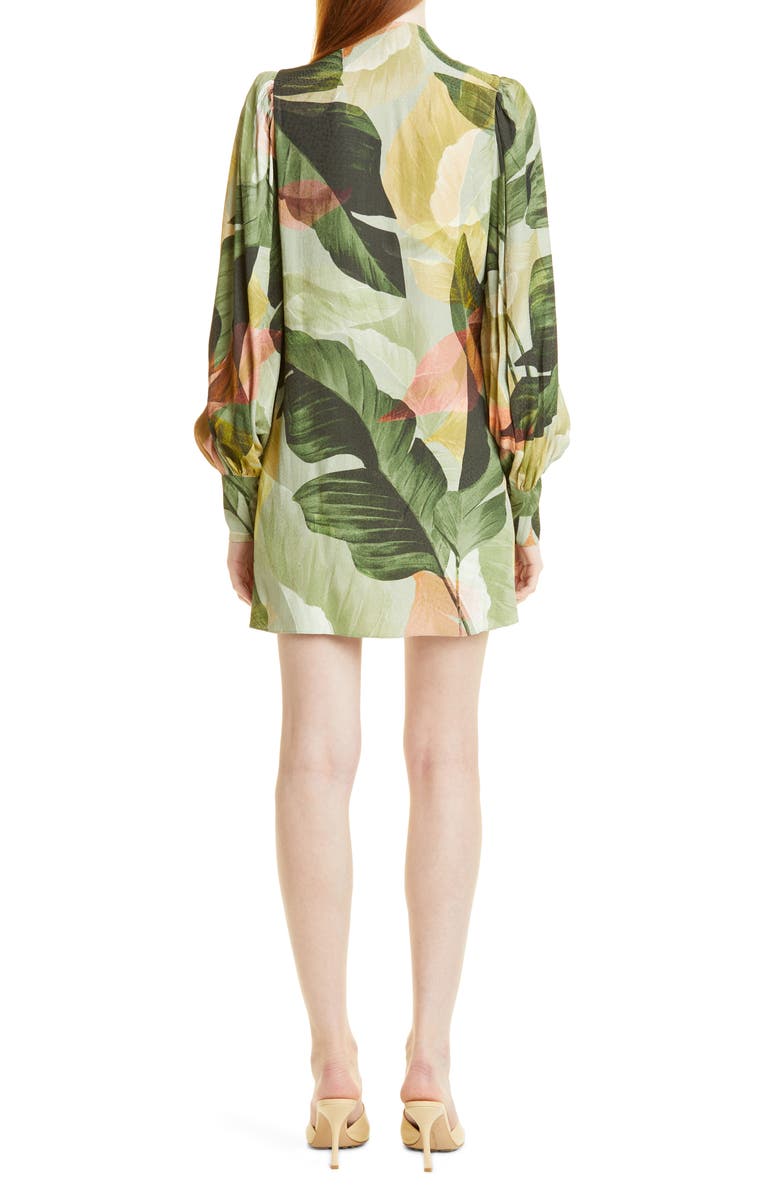 Ted Baker London Kristiy Tropical Long Sleeve Swing Dress, Alternate, color, 