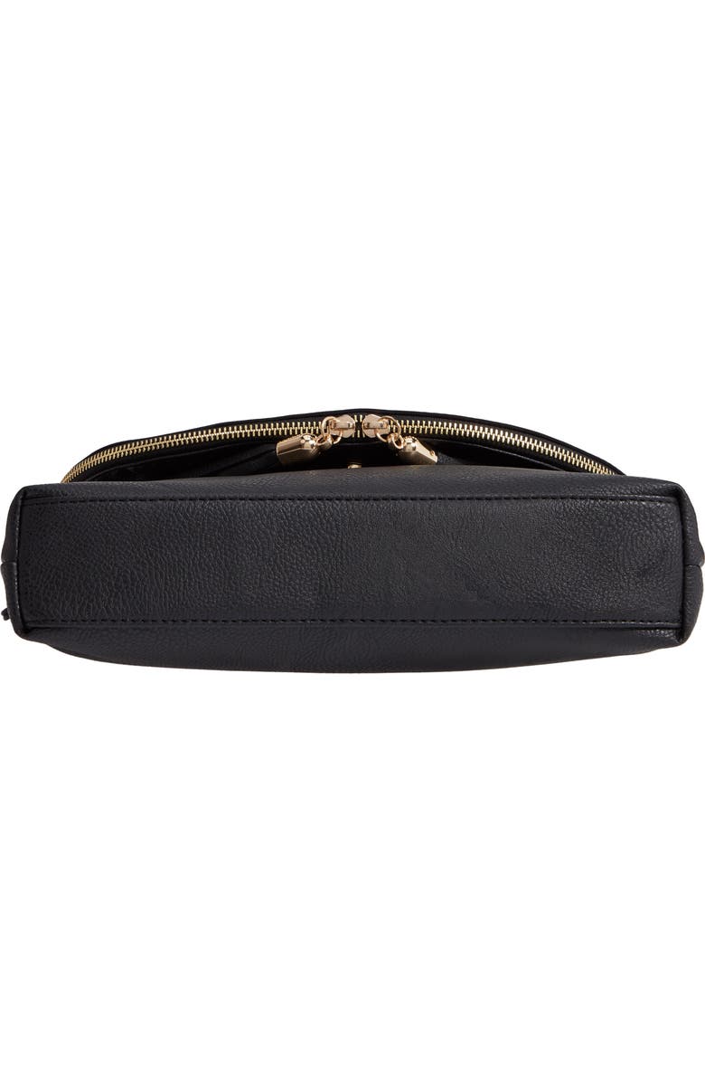 BP. Faux Leather Foldover Tassel Crossbody Bag, Alternate, color,