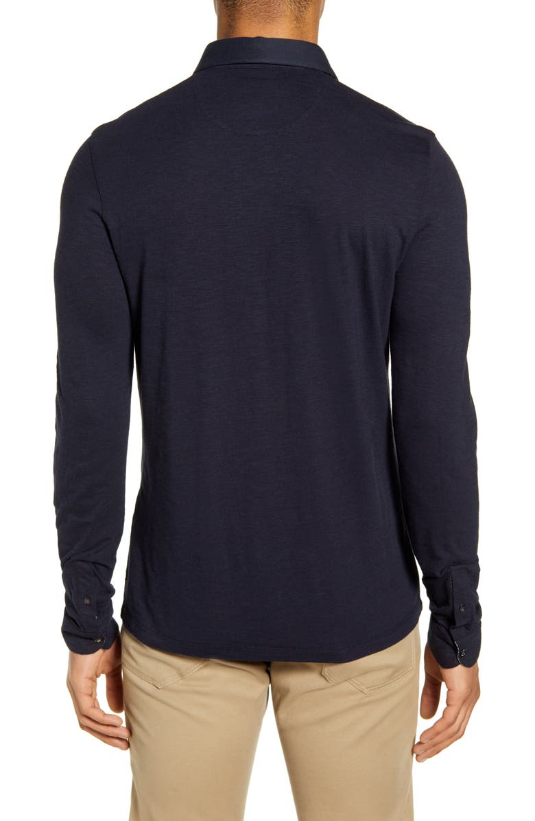 Ted Baker London Slim Fit Slub Jersey Polo, Alternate, color,