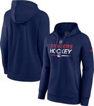 FANATICS Women's Fanatics Branded Navy New York Rangers Alternate Wordmark Fleece Pullover Hoodie