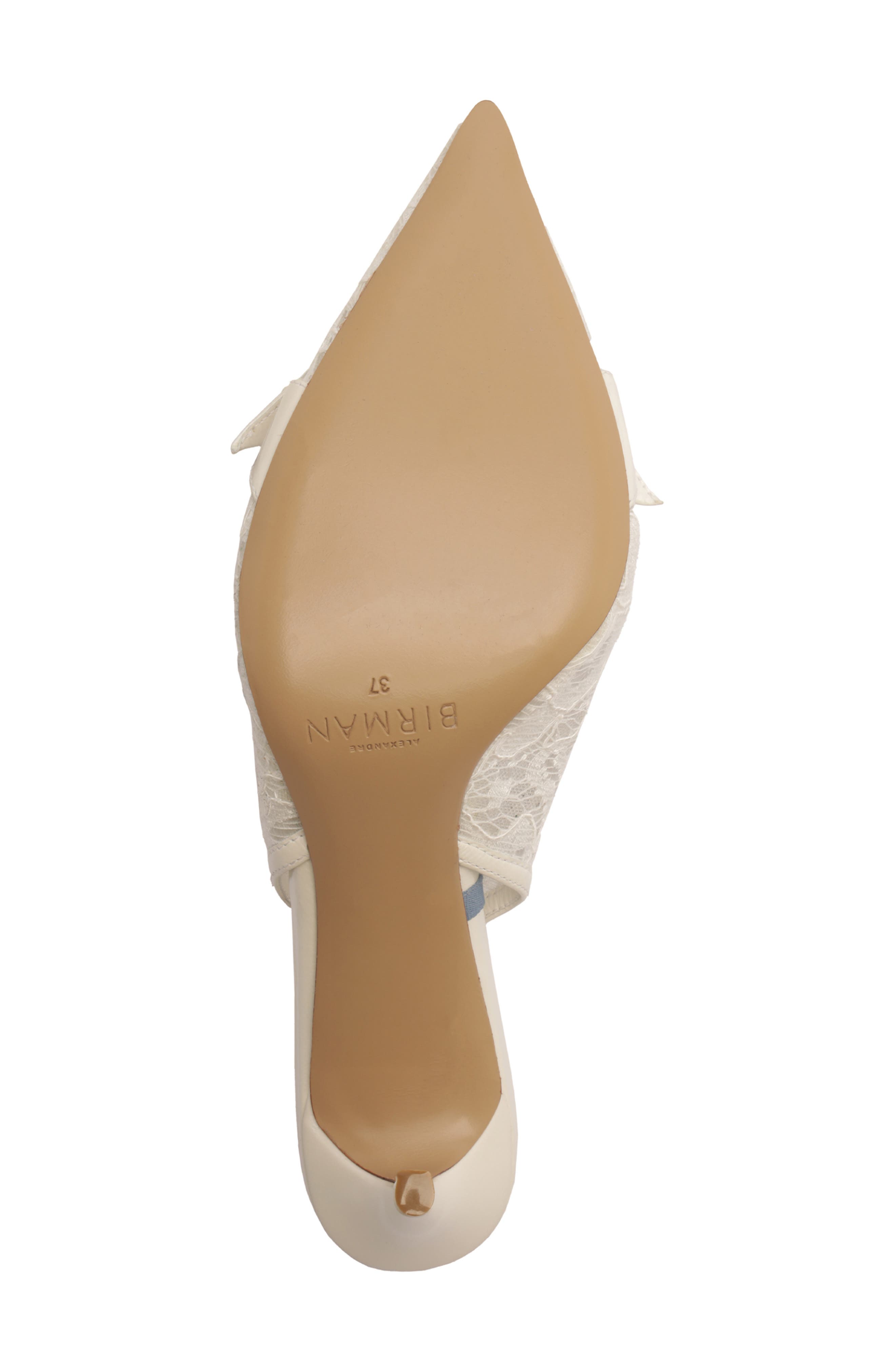 Alexandre Birman Clarita Classic Pointed Toe Slingback Pump, Alternate, color, Off White/ Ivory